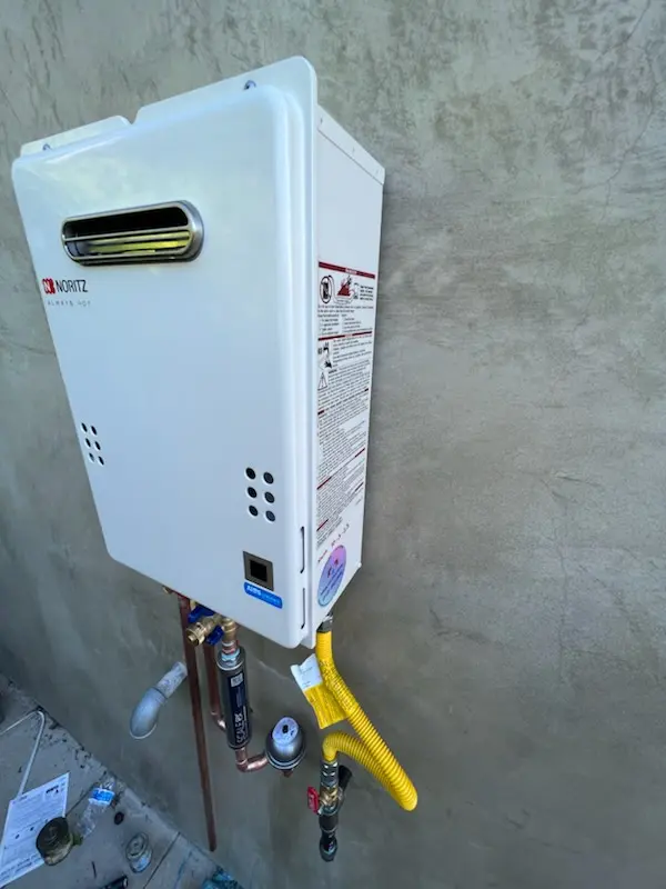 Tankless water heater installation for Lake Anita Louise homes
